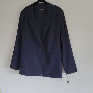 Dark navy halogen women's dress jacket
